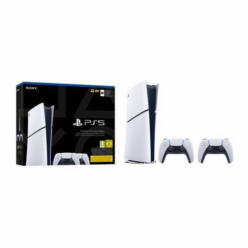 ΚΟΝΣΟΛΑ PS5 SONY E CHASSIS DIGITAL (711719022640) SLIM & DUALSENSE WHITE/BLACK